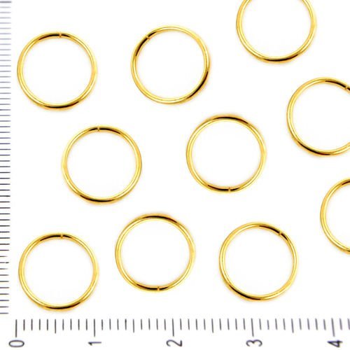 80pcs en vrac plaqué or ouvrez anneau de saut reliant la tour de beigne pour la fabrication de bijou sku-37853