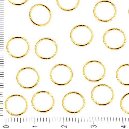 60pcs en vrac plaqué or ouvrez anneau de saut reliant la tour de beigne pour la fabrication de bijou sku-37862