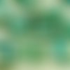2pcs picasso cristal aigue-marine vert turquoise or rectangle plat de la table de coupe de la croix  sku-35088