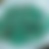 20 pcs turquoise vert picasso tchèque verre poignard perles plat feuille 5mm x 16mm sku-18883