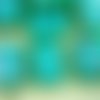 2pcs picasso opaque turquoise green silver rectangle plat de la table de coupe de la croix chrétienn sku-35080