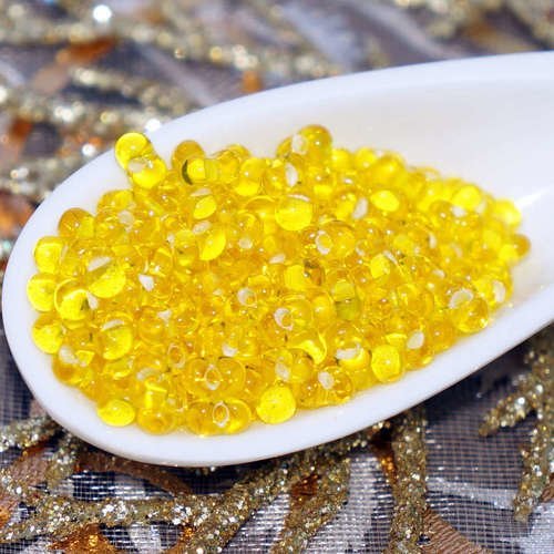 20g de jaune clair farfalle perles de rocaille en verre tchèque de preciosa d'arachide entretoise de sku-16370