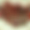 8pcs picasso brun orange rayé rustique de la fenêtre de la table de découpe à plat kiwi ovale en ver sku-27300