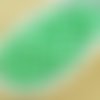 100pcs pastel perle de lumière chrysolite ronde verte à facettes feu poli petite entretoise de verre sku-35533