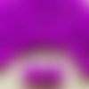 20pcs uv active neon hot violet mat givré rond druk entretoise de semences de verre tchèque perles d sku-33698