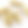 14pcs blanc albâtre opale en or patine laver sculpté de feuilles de la fleur plume d'aile d'oiseau t sku-38622