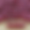 60pcs vin rouge imitation de perles de petit cube carré arrondi bord de l'entretoise en verre tchèqu sku-32936
