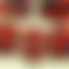 2pcs picasso opaque coraline corail rouge noir rectangle plat de la table de coupe de la croix chrét sku-35073