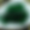 Vert clair tchèque verre plat losange en perles de trou puces 11mm x 12mm 20pcs sku-21348