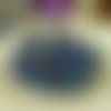 Mat iris violet bleu tchèque en verre à facettes perles rondes d'incendie poli bohème 4mm 100pcs sku-26485