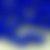 40pcs opaque profond bleu cobalt foncé rond druk entretoise de semences de verre tchèque perles de 6 sku-33690