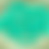 60pcs albâtre vert turquoise en soie matte pincée tchèque perles de verre de 5mm sku-28499