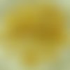 50pcs or briller en or jaune verre tchèque preciosa pétales de roses de fleurs pressées à plat perle sku-27418