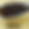 100pcs jet noir métallique iris pourpre d'or demi-rond verre tchèque perles de petite entretoise de  sku-31709