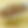 100pcs cristal arc-en-ciel brune ronde à facettes feu poli verre tchèque perles de petit écarteur 3m sku-31784