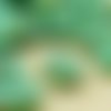 8pcs picasso brun foncé opaque turquoise green fenêtre de la table de découpe à plat kiwi ovale en v sku-32662