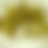 60pcs anissa picasso jaune opaque verre tchèque disque rondelle perles solo plat espaceur un trou de sku-26783