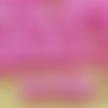 40pcs perle briller la lumière fuchsia valentine rose plat briques rectangle de la barre 2 deux trou sku-33531