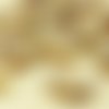 6pcs picasso brun opaque soyeux beige ivoire fenêtre de la table de découpe à plat de 3 points de su sku-32908