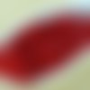50pcs cristal rouge rubis ronds facettés feu poli petite entretoise tchèque perles de verre de 5mm sku-33096