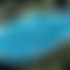 60pcs albâtre pastel aqua bleu turquoise pincée tchèque perles de verre de 5mm sku-18845