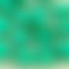 8pcs picasso brun foncé opaque turquoise green table de découpe à plat 2 deux trou rectangle de verr sku-34354