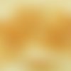 50pcs cristal jaune orange abricot lustre verre tchèque ronde à facettes feu poli perles d'entretois sku-31699