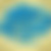 60pcs albâtre pastel turquoise pincée tchèque perles de verre de 5mm sku-28483