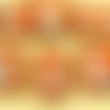 2pcs picasso brun opaque la jacinthe d'orange patine argentée laver rectangle plat de la fenêtre de  sku-35577
