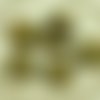 4pcs picasso opaque brun rayé de travertin mat or se laver rustique libellule plat pièce ronde verre sku-30424