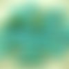 12pcs picasso bleu turquoise petit plat ovale de pétales de table à la fenêtre couper le verre tchèq sku-27340