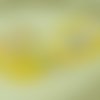 1pc cristal jaune ab fleur à la main le verre tchèque bouton taille 8 18mm sku-26906