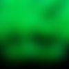30pcs uv active neon vert mat spike cône de chute de verre tchèque perles de 8mm x 5mm sku-37558