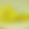 1pc mat ab fleur jaune à la main le verre tchèque bouton de taille 12 27mm sku-27483