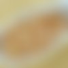 100pcs mat cristal jaune arc-en-ciel givré rond à facettes feu poli petite entretoise de verre tchèq sku-32995