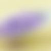 100pcs nacré lilas pourpre violet cotton candy round druk entretoise de semences de verre tchèque pe sku-33847