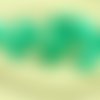12pcs turquoise vert verre tchèque grande cloche de la fleur de perles de lys de la vallée de la de  sku-28882