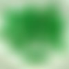 30pcs picasso cristal péridot vert plat carré de tuiles un trou de verre tchèque perles de 6mm x 6mm sku-28942