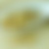 100pcs picasso blanc brun rustique ronde œufs d'oiseaux verre tchèque perles d'entretoise de 4mm sku-26949