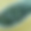 100pcs cristal métallisé violet vert jaune dichroïque vitrail demi-rond verre tchèque perles de peti sku-31201
