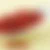 100pcs mat métallique de lave rouge rond druk entretoise de semences de verre tchèque perles de 3mm sku-33845
