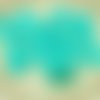 Nouvelle forme de 12pcs mat turquoise vert tour disque un trou de verre tchèque perles de rondelle 1 sku-25798