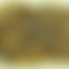 Anissa picasso cristal jaune rustique terreux tribal tour 4/0 tchèque en verre grand trou perles de  sku-33341