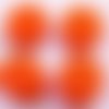 2pcs uv active neon orange noir mat laver vaudou fantôme crâne en sucre calavera masque visage ovale sku-38459