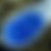 20g de cristal bleu bordée d'éclat tchèque en verre biseauté tube de perles de rocaille claironne pr sku-19539