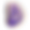 1pc cristal violet grande table de coupe tranche focal pépite agate de glace pendentif quartz charme sku-38949