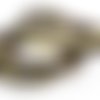 1pc noir vert jaune marron blanc cuir de vachette ciré corde de nylon unisexe bracelet de base pour  sku-38851