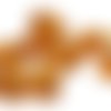 Bronze jaune tchèque en forme de larme perles de verre de " tear drop " de chute de de bohème exclus sku-16215