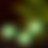 La lumière verte plat carré en verre perles tchèque de exclusifs de green de de 8mm 6pc sku-17786