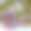 Picasso rose foncé de la petite cloche de la fleur tchèque perles casquettes bell de petites fleurs  sku-17824